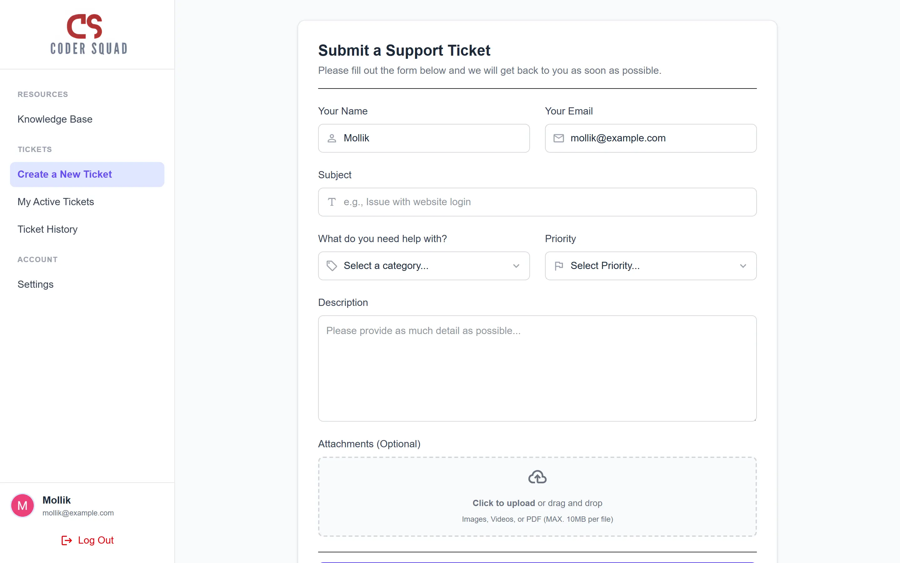 CS Support Platform