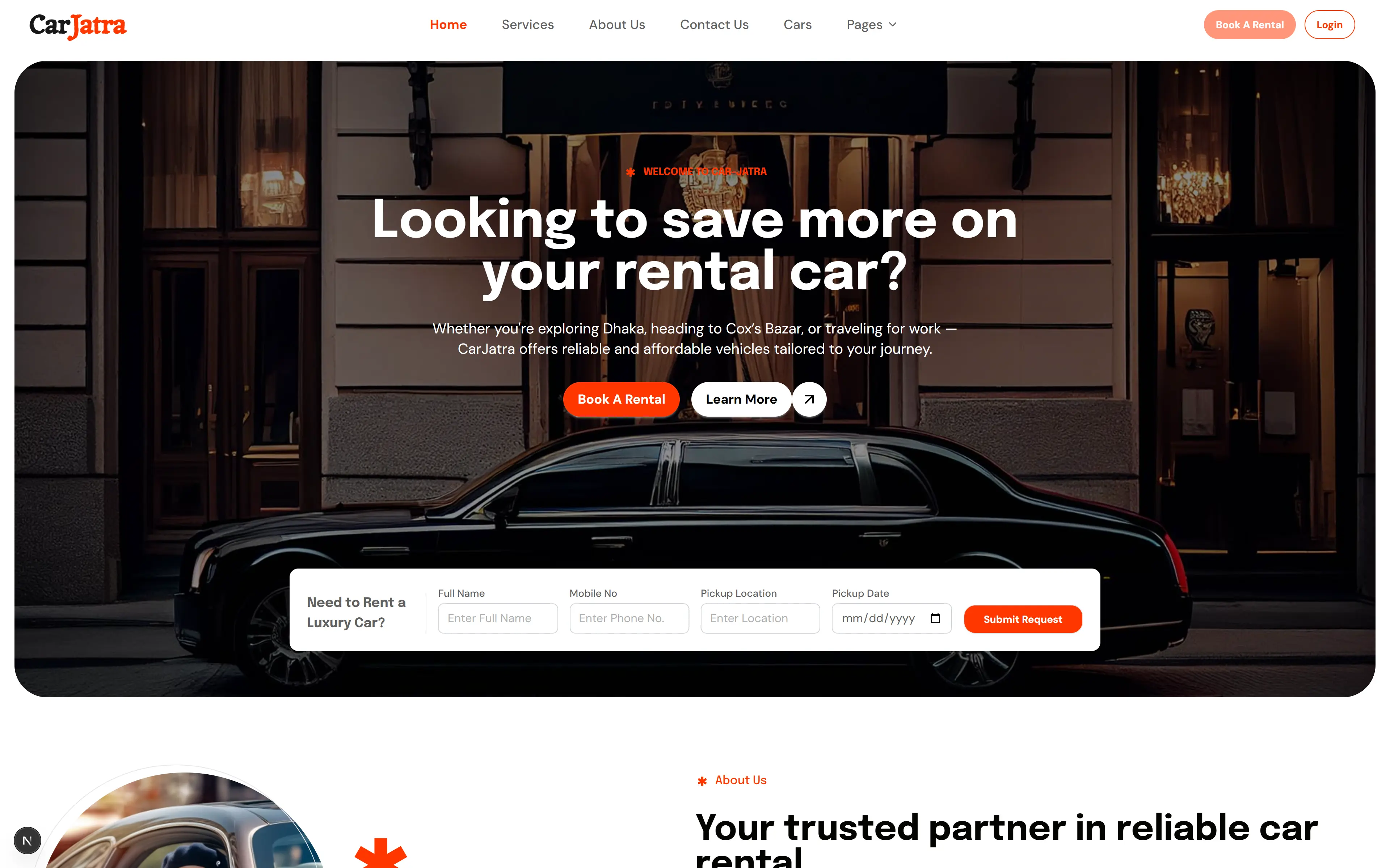 Car Jatra -- Vehicle Rental